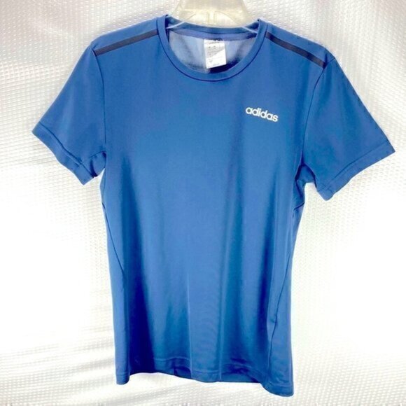 Adidas Men T-shirts Running Essentials Training Lifestyle Cyan (size Sma… - Picture 1 of 7